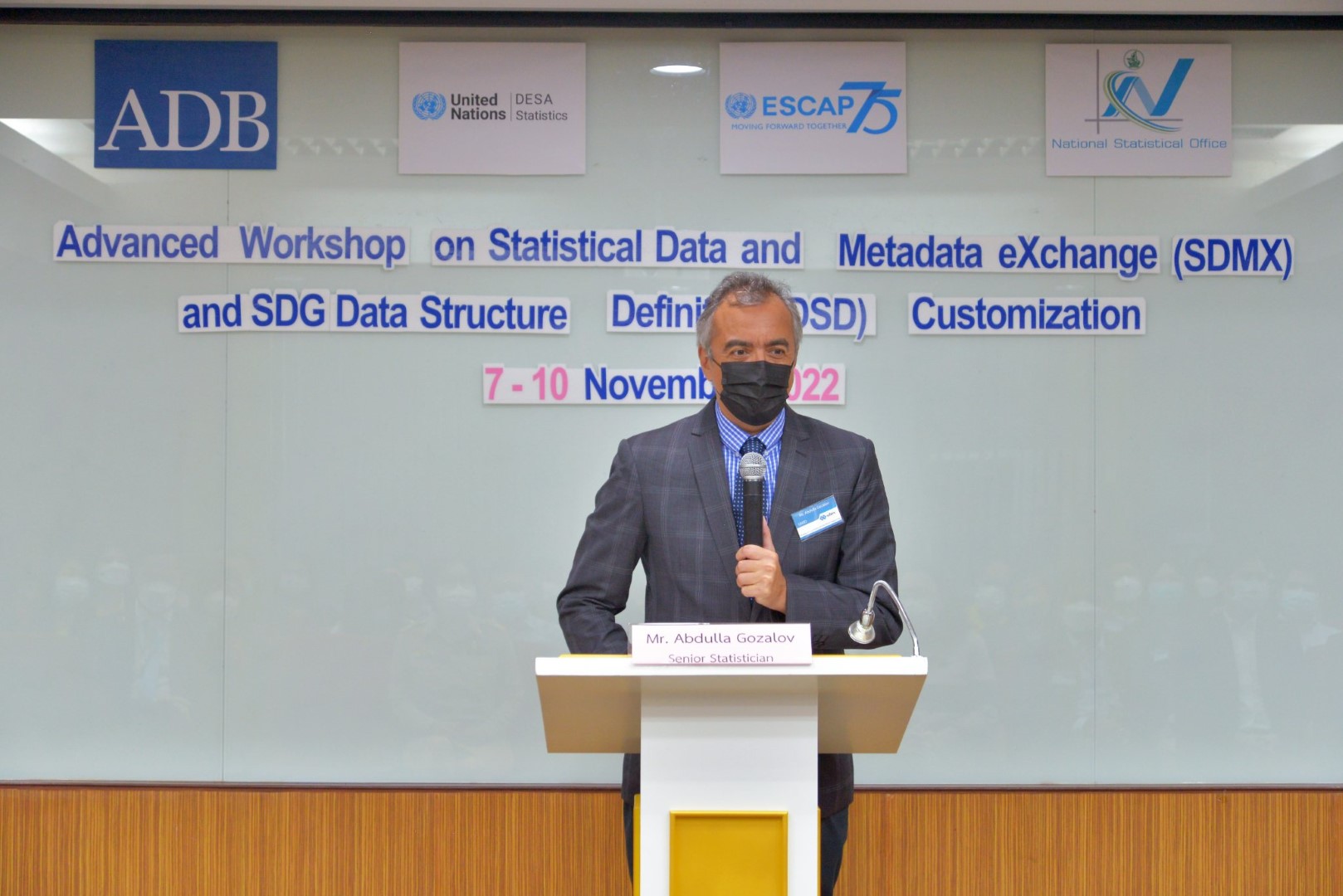 การฝึกอบรมหลักสูตร Advanced Workshop on Statistical Data and Metadata eXchange (SDMX) and SDG Data Structure Definition (DSD) Customization ในโครงการ Data for Development (Phase 2)