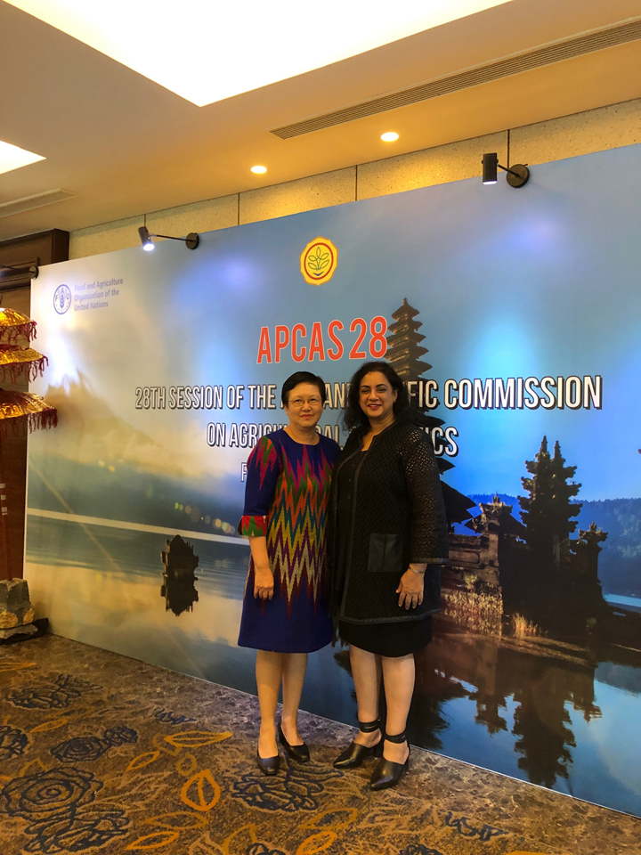 ร่วมประชุม 28th session of the Asia and  Pacific Commision on AGricultural Statistics (APCAS)