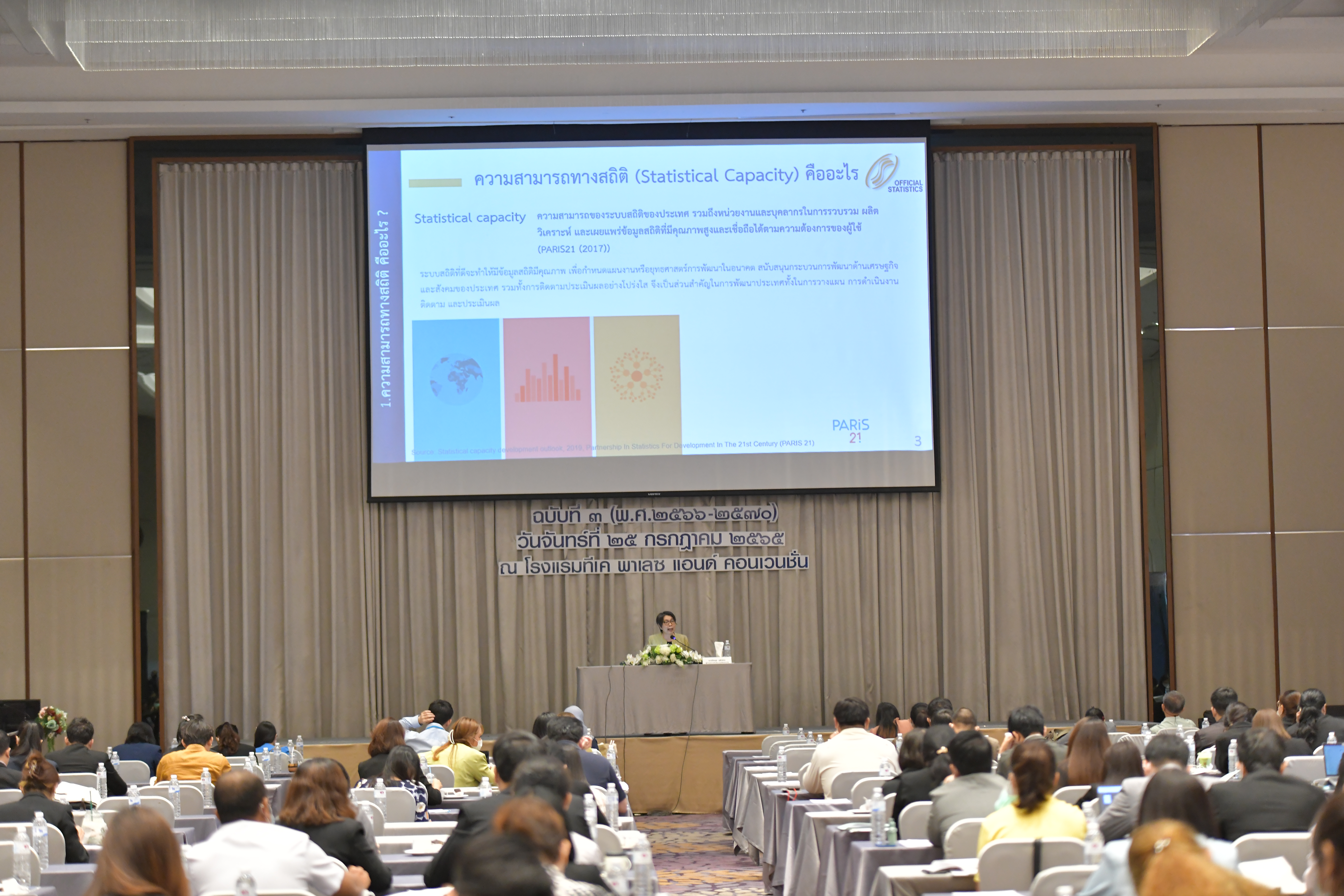 ประชุมเชิงปฏิบัติการ รับฟังความคิดเห็นการจัดทำร่างแผนแม่บทระบบสถิติประเทศไทย ฉบับที่ 3 (พ.ศ. 2566 - 2570)