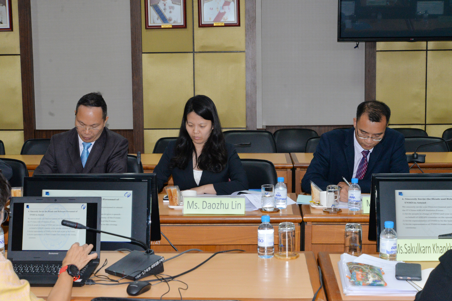 Working Visit TNSO: การหารือเพื่อเตรียมการประชุม 5th China-ASEAN Statistics Forum