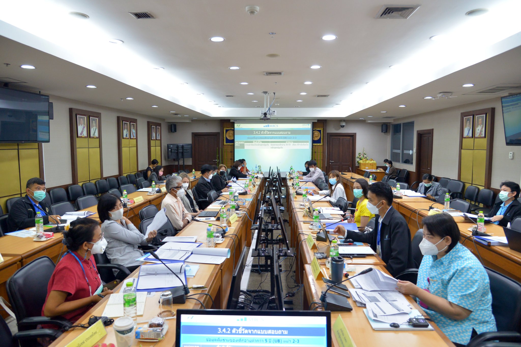 การประชุมคณะทำงานวิชาการฯ ด้านการศึกษา โครงการสำรวจสถานการณ์เด็กและสตรี ในประเทศไทย พ.ศ. 2565